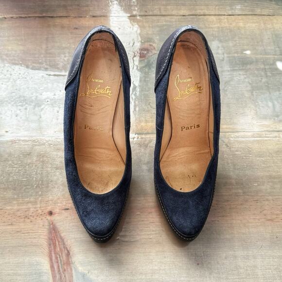 Christian Louboutin Black Defil Pump Décolleté Nappa Sz 38.5 - Picture 10 of 16